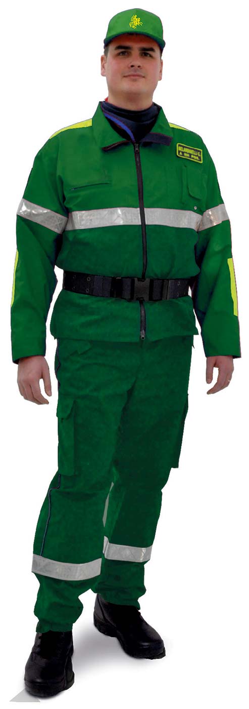 uniforme del Volontario Nastro verde